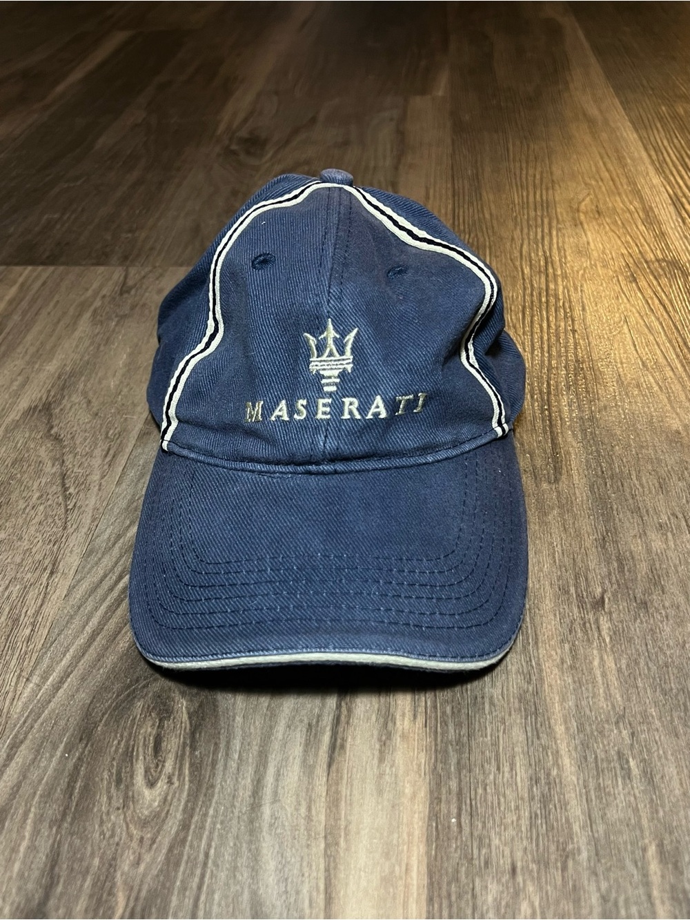 Original Genuine Dealer Accessory Maserati Accessory Baseball Hat Navy Blue